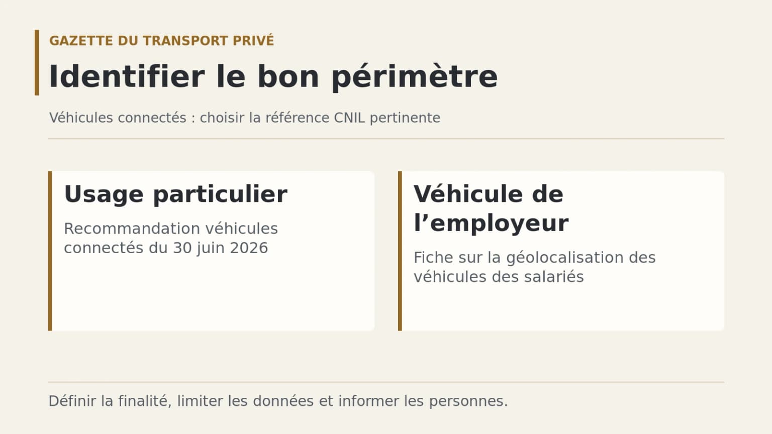 Données de véhicules connectés : la recommandation CNIL de juin 2026 décryptée